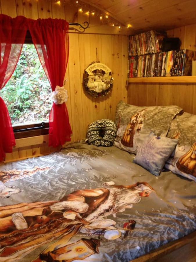 'Morris' The Shepherd'S Hut And Woodland Hot Tub Experience Καρμάρθεν Εξωτερικό φωτογραφία